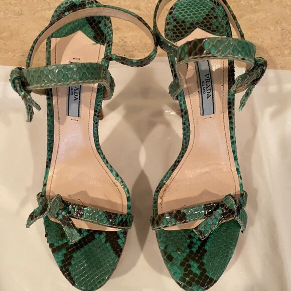 PRADA - SKIN PLATFORM SANDAL - Picture 1 of 7